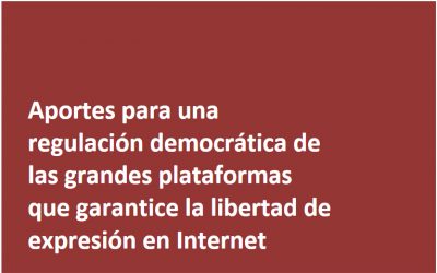 Organizaciones sociales de América Latina presentan propuesta de regulación de grandes plataformas para proteger libertad de expresión