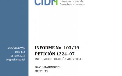 La CIDH homologó acuerdo entre el Estado Uruguayo y el  periodista Rabinovich sobre acceso a la información pública